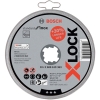 BOSCH X-LOCK切断砥石 ステンレス用 ミディアムタイプ 粒度#60 外径125mm 10枚入パック 2608619364