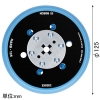 BOSCH マルチホールパッド マジック式 ハードタイプ φ125mm マルチホールパッド マジック式 ハードタイプ φ125mm 2608900005 画像2