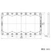 神保電器 取付台座 4連用 取付台座 4連用 WJB-4 画像2