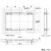 神保電器 保護カバー取付フレーム 3連用 保護カバー取付フレーム 3連用 BS-P-3 画像2