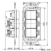 神保電器 4路+3路+3路スイッチトリプルセット ピュアホワイト 4路+3路+3路スイッチトリプルセット ピュアホワイト NKW03543PW 画像2