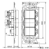 神保電器 3路+3路+4路スイッチトリプルセット ピュアホワイト 3路+3路+4路スイッチトリプルセット ピュアホワイト NKW03905PW 画像2