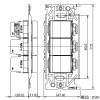 神保電器 3路+4路+4路スイッチトリプルセット ソリッドグレー 3路+4路+4路スイッチトリプルセット ソリッドグレー NKW03614SG 画像2