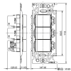 神保電器 4路+4路+3路スイッチトリプルセット ピュアホワイト 4路+4路+3路スイッチトリプルセット ピュアホワイト NKW03618PW 画像2
