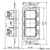 神保電器 3路+4路+3路スイッチトリプルセット ピュアホワイト 3路+4路+3路スイッチトリプルセット ピュアホワイト NKW03809PW 画像2
