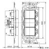 神保電器 4路+3路+4路スイッチトリプルセット ピュアホワイト 4路+3路+4路スイッチトリプルセット ピュアホワイト NKW03616PW 画像2