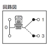 神保電器 チェック用スイッチ 4A 100V・200V兼用 3路 チェック用スイッチ 4A 100V・200V兼用 3路 WJ-3CR 画像2