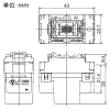 神保電器 チェック用スイッチ 高ワット用 12A 100V・200V兼用 片切 チェック用スイッチ 高ワット用 12A 100V・200V兼用 片切 WJ-1CRH 画像3