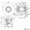 神保電器 埋込感熱センサスイッチ 天井用 広角検知形 親器8Aタイプ 埋込穴φ75mm 埋込感熱センサスイッチ 天井用 広角検知形 親器8Aタイプ 埋込穴φ75mm HSTW-1 画像3