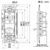 神保電器 アースターミナル付コンセント 高容量 15A・20A兼用 125V 絶縁枠 ピュアホワイト アースターミナル付コンセント 高容量 15A・20A兼用 125V 絶縁枠 ピュアホワイト JEC-BN-ITGEV-PW 画像2