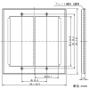 神保電器 スイッチプレート 《スリムサスト》 2連用 スイッチプレート 《スリムサスト》 2連用 WSP-2 画像2