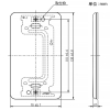 神保電器 ホームエレガンスプレート 1連用 ブランク用 取付枠付 ピュアホワイト ホームエレガンスプレート 1連用 ブランク用 取付枠付 ピュアホワイト HBP-0U-PW 画像2