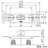 神保電器 埋込クワイトスイッチ 15A 300V 片切 埋込クワイトスイッチ 15A 300V 片切 SF-115-1 画像3