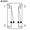 神保電器 埋込クワイトスイッチ 15A 300V 両切 埋込クワイトスイッチ 15A 300V 両切 SF-115-2 画像2