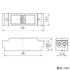 神保電器 ジョインター 1P4端子 再用型 20A 300V 赤 ジョインター 1P4端子 再用型 20A 300V 赤 JJ-1-4R 画像2