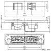 神保電器 【受注生産品】3路スイッチ+接地コンセントセット 家具・機器用 ピュアホワイト 【受注生産品】3路スイッチ+接地コンセントセット 家具・機器用 ピュアホワイト KAG-2524 画像2