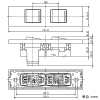 神保電器 【受注生産品】3路ガイドランプ付+3路チェックランプ付スイッチセット 家具・機器用 ピュアホワイト 【受注生産品】3路ガイドランプ付+3路チェックランプ付スイッチセット 家具・機器用 ピュアホワイト KAG-2551 画像2