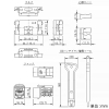 神保電器 埋込モジュラジャック 8極8心Cat6 LAN文字入 ソフトブラック 埋込モジュラジャック 8極8心Cat6 LAN文字入 ソフトブラック JEC-BN-LW6L-SB 画像2