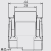 TERADA(寺田電機製作所) 埋込USB給電用コンセント 1ポート Type-A ブラック 埋込USB給電用コンセント 1ポート Type-A ブラック USB-R3707BK 画像2