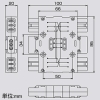 TERADA(寺田電機製作所) ハーネスジョイントボックス 4分岐 定格20A ホワイト ハーネスジョイントボックス 4分岐 定格20A ホワイト AHJ80004W 画像2