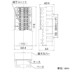 神保電器 電話用端子板 MDF・IDF・ユニット配線分岐用 電話用端子板 MDF・IDF・ユニット配線分岐用 N10L 画像2