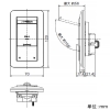 神保電器 24時間換気用メインスイッチ 片切チェック用3線式換気扇スイッチ+風量切換スイッチ 24時間換気用メインスイッチ 片切チェック用3線式換気扇スイッチ+風量切換スイッチ VJH-33L 画像3