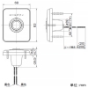 神保電器 【受注生産品】コール用押ボタンスイッチ ミニプレート用 一般用 照光式・モーメンタリー形 防沫形 【受注生産品】コール用押ボタンスイッチ ミニプレート用 一般用 照光式・モーメンタリー形 防沫形 HB-50L-PW 画像4