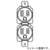 神保電器 埋込接地ダブルコンセント 2PE 15A 125V チョコ 埋込接地ダブルコンセント 2PE 15A 125V チョコ 1136Z-C 画像1