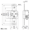 神保電器 埋込接地コンセント 2PE 15A 250V 黒 埋込接地コンセント 2PE 15A 250V 黒 1137A-B 画像2