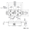 神保電器 埋込接地ダブルコンセント 2PE 15A 250V 黒 埋込接地ダブルコンセント 2PE 15A 250V 黒 1134A-B 画像2