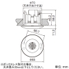 パナソニック 熱線センサ付自動スイッチ親器 《かってにスイッチ》 小形天井取付 多箇所検知形 3・4線配線式 蛍白両用 セードなし ブラック 熱線センサ付自動スイッチ親器 《かってにスイッチ》 小形天井取付 多箇所検知形 3・4線配線式 蛍白両用 セードなし ブラック WTK2411BK 画像3