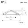 マサル工業 ガードマン2R 5号 2m ブラウン ガードマン2R 5号 2m ブラウン GR5206 画像2