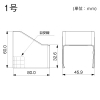 マサル工業 コンビネーション 1号 屋外用エムケーダクト付属品 チョコ コンビネーション 1号 屋外用エムケーダクト付属品 チョコ MDCB19 画像2