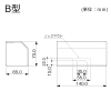 マサル工業 タチサゲボックス B型 屋外用エムケーダクト付属品 チョコ タチサゲボックス B型 屋外用エムケーダクト付属品 チョコ MDV29 画像2