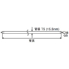 プリンス電機 T5スリム蛍光灯 ケーライン 高周波点灯専用形 3波長形昼光色 G5口金 管長683mm T5スリム蛍光灯 ケーライン 高周波点灯専用形 3波長形昼光色 G5口金 管長683mm FLK18ED/683 画像2