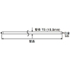 プリンス電機 【受注生産品】T5スリム蛍光灯 スペースライン 高周波点灯専用形 3波長形昼光色 G5口金 管長540mm 【受注生産品】T5スリム蛍光灯 スペースライン 高周波点灯専用形 3波長形昼光色 G5口金 管長540mm FHA24T5ED 画像2