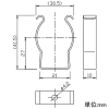 プリンス電機 【受注生産品】ランプ用ホルダー 対応外径φ32.5mm 【受注生産品】ランプ用ホルダー 対応外径φ32.5mm HCL32A 画像2