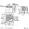 パナソニック 天井埋込形換気扇 ルーバーセットタイプ DCモータータイプ 低騒音・特大風量形 24時間・局所換気兼用 埋込寸法240mm角 パイプ径φ100mm ルーバーL26タイプ 天井埋込形換気扇 ルーバーセットタイプ DCモータータイプ 低騒音・特大風量形 24時間・局所換気兼用 埋込寸法240mm角 パイプ径φ100mm ルーバーL26タイプ XFY-24JDG8/26 画像2