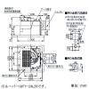 パナソニック 天井埋込形換気扇 ルーバーセットタイプ 低騒音形 24時間・局所換気兼用 150&#13221;/hタイプ 埋込寸法240mm角 パイプ径φ100mm 天井埋込形換気扇 ルーバーセットタイプ 低騒音形 24時間・局所換気兼用 150&#13221;/hタイプ 埋込寸法240mm角 パイプ径φ100mm XFY-24J8/87 画像2