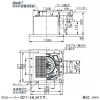 パナソニック 天井埋込形換気扇 ルーバーセットタイプ 低騒音形 24時間常時換気 140&#13221;/hタイプ 埋込寸法240mm角 パイプ径φ100mm 天井埋込形換気扇 ルーバーセットタイプ 低騒音形 24時間常時換気 140&#13221;/hタイプ 埋込寸法240mm角 パイプ径φ100mm XFY-24B7V/86 画像2