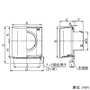 パナソニック 角形パイプフード 《カクピタフード》 ステンレス製 ガラリ付 防虫網付 防火ダンパー付 温度ヒューズ72℃ パイプ径φ150mm 角形パイプフード 《カクピタフード》 ステンレス製 ガラリ付 防虫網付 防火ダンパー付 温度ヒューズ72℃ パイプ径φ150mm VB-JW150SA 画像2
