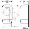 未来工業 壁カバー 鍔無し RMモール付属品 13M用 断熱材・ベース付 壁カバー 鍔無し RMモール付属品 13M用 断熱材・ベース付 RMWN-13M 画像2