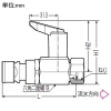 未来工業 バルブ付ユニオンアダプター Wタイプ継手 逆止弁付き G3/4ねじ ノンアスベストパッキン付 バルブ付ユニオンアダプター Wタイプ継手 逆止弁付き G3/4ねじ ノンアスベストパッキン付 WUVS-16H-20 画像2