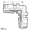 未来工業 エルボジョイント Sタイプ継手 適合サイズ13⇔13 エルボジョイント Sタイプ継手 適合サイズ13⇔13 SLJ-13A 画像2