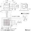 三菱 ダクト用換気扇 天井埋込形 サニタリー用 低騒音形 マンション・寒冷地用 電気式シャッター付 接続パイプφ100mm 埋込寸法180mm角 ダクト用換気扇 天井埋込形 サニタリー用 低騒音形 マンション・寒冷地用 電気式シャッター付 接続パイプφ100mm 埋込寸法180mm角 VD-10ZCD14 画像2