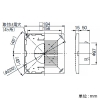 パナソニック 給排気グリル 壁・天井用 パイプ径φ100mm シャッター・フィルターなし ライトブラウン 給排気グリル 壁・天井用 パイプ径φ100mm シャッター・フィルターなし ライトブラウン VB-GA100P3-T 画像2