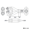 パナソニック 分岐Y管 φ150mm×1口⇔φ150mm×2口 分岐Y管 φ150mm×1口⇔φ150mm×2口 VB-KY155M 画像2