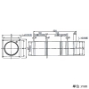 パナソニック ダクト接続アダプター フランジ固定タイプ パイプ径φ150mm ダクト接続アダプター フランジ固定タイプ パイプ径φ150mm VB-QM150P 画像2