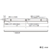 DNライティング 【受注生産品】LEDたなライト 棚全面照射型 長さ808mm 非調光 白色 透明カバー 【受注生産品】LEDたなライト 棚全面照射型 長さ808mm 非調光 白色 透明カバー TA-LED808WC 画像3