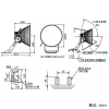 岩崎電気 LED投光器 《LEDioc FLOOD SPOLART》 屋外・屋内用 65Wタイプ 水銀ランプ250W相当 狭角タイプ 昼白色 電源ユニット別売 LED投光器 《LEDioc FLOOD SPOLART》 屋外・屋内用 65Wタイプ 水銀ランプ250W相当 狭角タイプ 昼白色 電源ユニット別売 E30421N/N 画像2